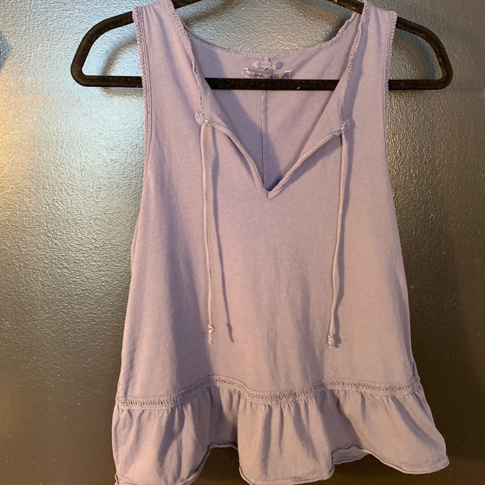 Abercrombie Peplum Knit Top, XS